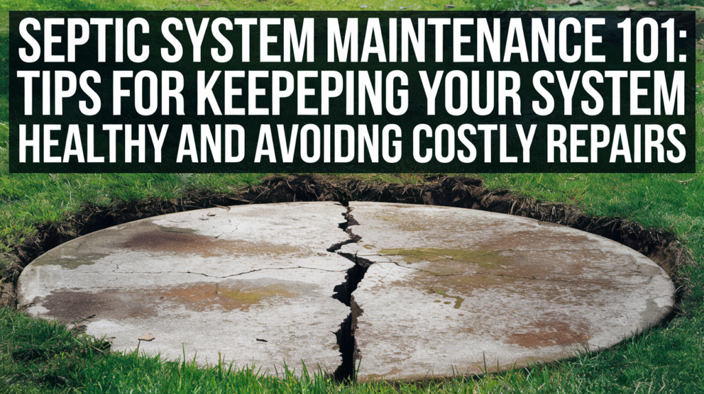 Septic System Maintenance 101 Tips for Keeping Your System Healthy and Avoiding Costly Repairs