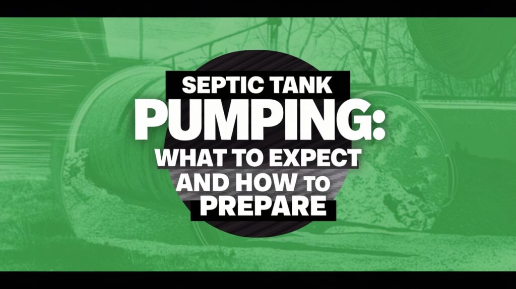 Septic Tank Pumping What to Expect and How to Prepare