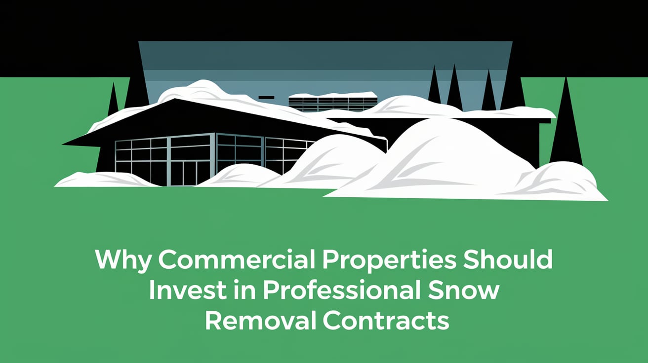 Why Commercial Properties Should Invest in Professional Snow Removal Contracts